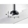 Grąžtas Galinė freza Festool; HW; Ø28 mm