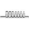 JONNESWAY KOMPLET NASADEK 7 vnt. (1/4")TORX S06H27S