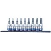 KING TONY KOMPLET NASADEK 1/4" TORX 9 vnt. 2033 T8 - T40