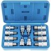 Galvučių su antgaliais rinkinys SATRA S-SH1212; 1/2''; 5-22 mm; 12 vnt.