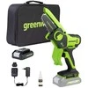 Grandininis pjūklas Greenworks G24MCS10K2; 10 cm; 24 V; 1x2,0 Ah akum.
