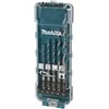 Grąžtas Makita TCT grąžtais su 1/4'' šešiakampiais koteliais E-16732 (4x90,5x100,6x100,8x120,10x150)