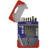 Grąžtas Tivoly Metalo grąžtų rinkinys HSS-Co pilnai šlifuoti Clipster PRO 10vnt Ø1-10mm 5% kobalto