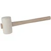 Guminis plaktukas, baltas 735g, KS Tools
