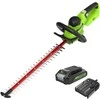 Gyvatvorių žirklės Greenworks G24HT56IIK2; 24 V; 56 cm; 1x2,0 Ah akum.
