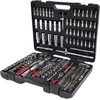 Galvučių komplektas CHROMEplus, 1/4+3/8+1/2'' 195 vnt.., KS Tools