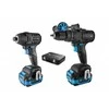 Įrankių rinkinys Hogert HT2E248-B224IPD (HT2E224-0PD + HT2E225-0ID); 18 V; 1x2,0/4,0 Ah akum.