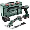 Įrankių rinkinys Metabo Combo Set 2.2.5 (BS 18 + SGS 18 LTX Q); 18 V; 2x2,0 Ah akum.