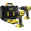 Grąžtas Stanley ST Rinkinys V20 SFMCK461D2S (SFMCD715 + SFMCF810B) 2x2,0Ah TSTAK