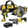 Įrankių rinkinys Stanley SFMCK469M2-QW (SFMCD711 + SFMCF800 + SFMCG400 + SFMCS500); 2x4,0 Ah akum.