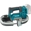 Makita DPB184Z Akumuliatorinis juostinis pjūklas, 51x51 mm,18V, aliuminio, Be akumuliatorių ir kroviklio!