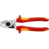 KNIPEX NOŻYCE IZOLOWANE 1000V DO CIĘCIA KABLI I PRZEWODÓW 165mm Fi15mm / 50mm2