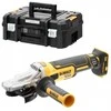 Dewalt akumuliatorinis kampinis šlifuoklis su plokščia galvute 18 V, 125mm (DCG405FNT-XJ)