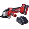 Kampinis šlifuoklis Einhell TC-AG 18/115 Li; 18 V; 1x4,0 Ah akum.