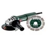 Kampinis šlifuoklis Metabo W 750-125 + priedai