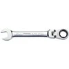 Kombinuotas raktas su terkšle KS Tools Gear+Flex; 8 mm