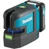 Makita SK106GDWA Akumuliatorinis lazerinis nivelyras su spindulio taškais CXT, (žalios spalvos lazeris), 1x2,0AH