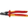 Kabelio kirpimo žirklės Knipex 9518225; 225 mm