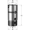 Laikiklis grąžtams CMT 360.201.00; D=20 mm, RH-LH