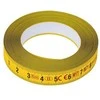 Klijuojama plieninė matavimo juosta Bahco "R" L-6m. 13mm skalė iš kairės į dešinę