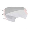 Nuplėšiama antveidžio plėvelė 3M 6700/6800/6900; skaidri