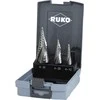 Grąžtas 3 pakopinių grąžtų rinkinys RUKO HSS Quick cut Ø4-30mm