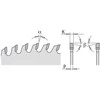 Pjovimo diskas HW 250X3.2/2.2X30 Z40 15ATB, CMT