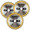 Pjovimo diskas medienai DeWalt DT1962; 216 mm; 2x24T; 1x40T; 3 vnt.