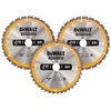 DEWALT diskinis pjūklas EX KPL. 3 vnt 250 mm 2x24z, 1x48z DT1963