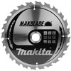 Makita T.C.T. pjūklas MAKBLADE 260X2.3X30mm 20° T24 B-33679 T.C.T • 260 x30 mm • T24 • 20° • Medienai