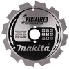 Makita T.C.T. pjūklas SPECIALIZED 190X2.6X30mm 20° T12 B-33554 T.C.T • 190 x30 mm • T12 • 20° • Medienai/Medienai su vinimis