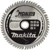 Makita T.C.T. pjūklas EFFICUT 165X1.85X20mm 10° T60 B-69864 T.C.T • 165 x20 mm • T60 • 10° • Medienai