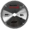 Pjovimo diskas medienai Specialist+ Wood; 260x30 mm; Z60