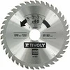 Tivoly Diskinis pjūklas medžiui 190x30x2.8/1.7mm, z40, 15°, (20mm adapteris)