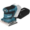 Makita DBO482Z Akumuliatorinis vibracinis šlifuoklis 18V, 114x102mm (Aliumininis pagrindas), Šlifavimo popieriaus dydis 114x102mm, Be akumuliatorių ir kroviklio!