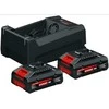 Priedų rinkinys Bosch 1600A0373J; 18 V; 2x4,0 Ah akum.