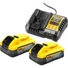Priedų rinkinys DeWalt DCB1104H2-QW; 18 V; 2x5,0 Ah akum.