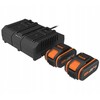 Priedų rinkinys Worx WA3611; 20 V; 2x4,0 Ah akum.