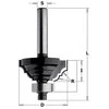 Profilinė freza CMT Contractor K941-430; R=6,3/42,8/60 mm; su guoliu
