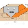 Profiliniai frezavimo galvų peiliai CMT 615.C1; 1 vnt.