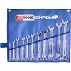 Kombinuotų colinių raktų komplektas 1/4''-7/8'', KS Tools