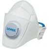 Respiratorius Uvex silv-Air Premium 5110 FFP1, sulankstomas, su vožtuvu, 3 vnt, mažmeninė pakuotė