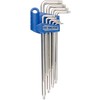 KING TONY TORX RINKINYS SU YPATINGI ILGA skyle T10 - T50 9 vnt. 1127 PLASTIMINĖJE RANENENĖJE