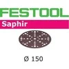 Šlif. popierius eksc. šlifuokliui Festool STF 150 mm; 48; P50; SA; 25 vnt.