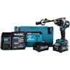 Makita HP001GM201 Smūginis Akumuliatorinis gręžtuvas-suktuvas XGT, 140/68NmNM, bešepetėlinis variklis, 13mm metalinis griebtuvas, 2X4,0Ah, greitasis kroviklis; MAKPAC lagaminas