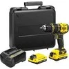 Smūginis suktuvas-gręžtuvas Stanley SFMCD715M2K-QW; 18 V; 2x4,0 Ah akum.