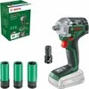 Bosch smūginis veržliasukis UniversalImpactDrive 18V-350 be akumuliatoriaus ir kroviklio + 3 sukimo galvutės