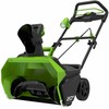 Sniego valytuvas Greenworks GD40ST; 40 V (be akumuliatoriaus ir pakrovėjo)