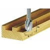 Spiralinė griovelių freza su galiniais ašmenimis Festool; Ø20 mm; 25/57 mm