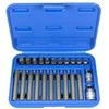 Sukimo antgalių komplektas Condor Werkzeug C1011/1; 3/8''+1/2''; Torx T10-55; 23 vnt.